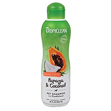 TropiClean PAPAYA & COCONUT - увлажняющий шампунь для собак и кошек