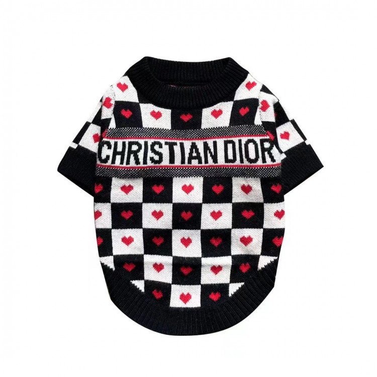 Свитер Christian Dior hearts